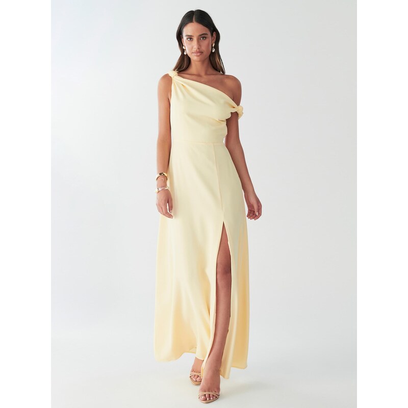BWLDR Společenské šaty DELILAH MAXI DRESS žlutá
