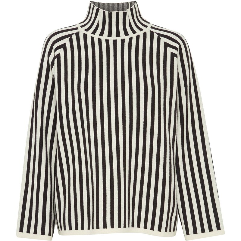b.young Svetr Otari černá / offwhite