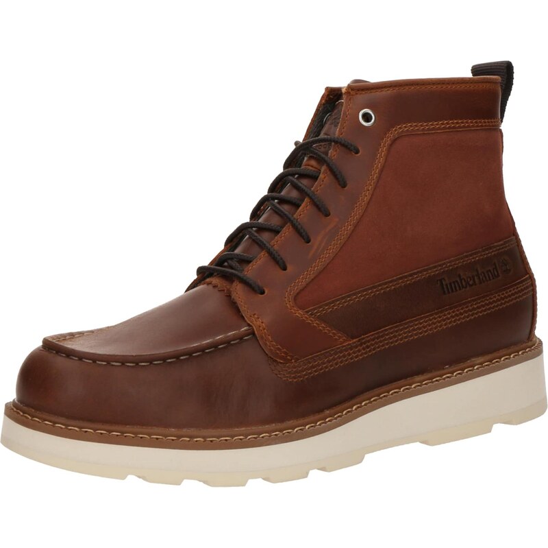 TIMBERLAND Šněrovací boty hnědá / tmavě hnědá