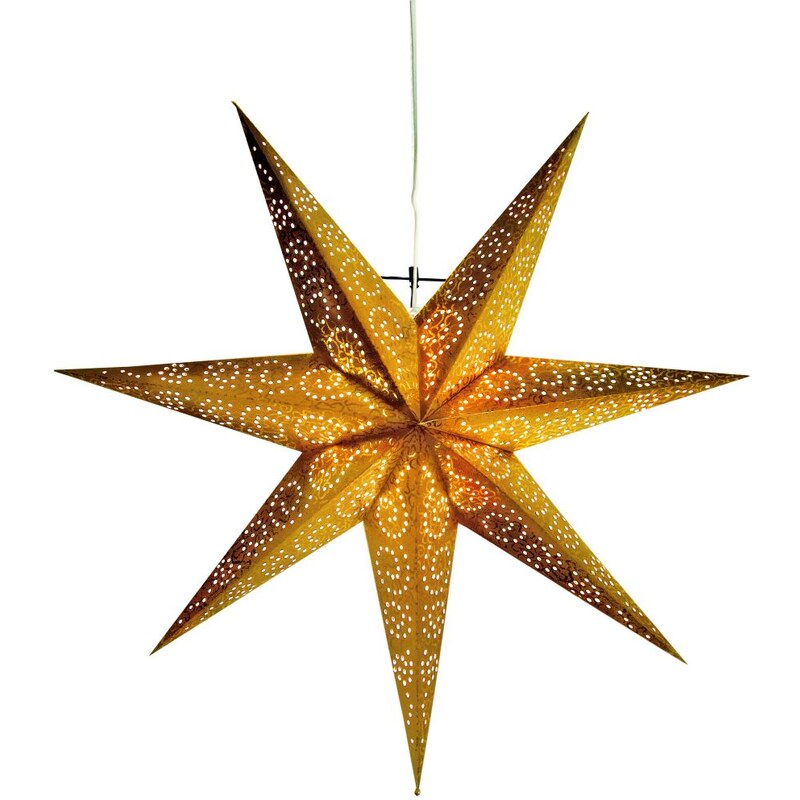 Star Trading Závěsná lampa Gold Star