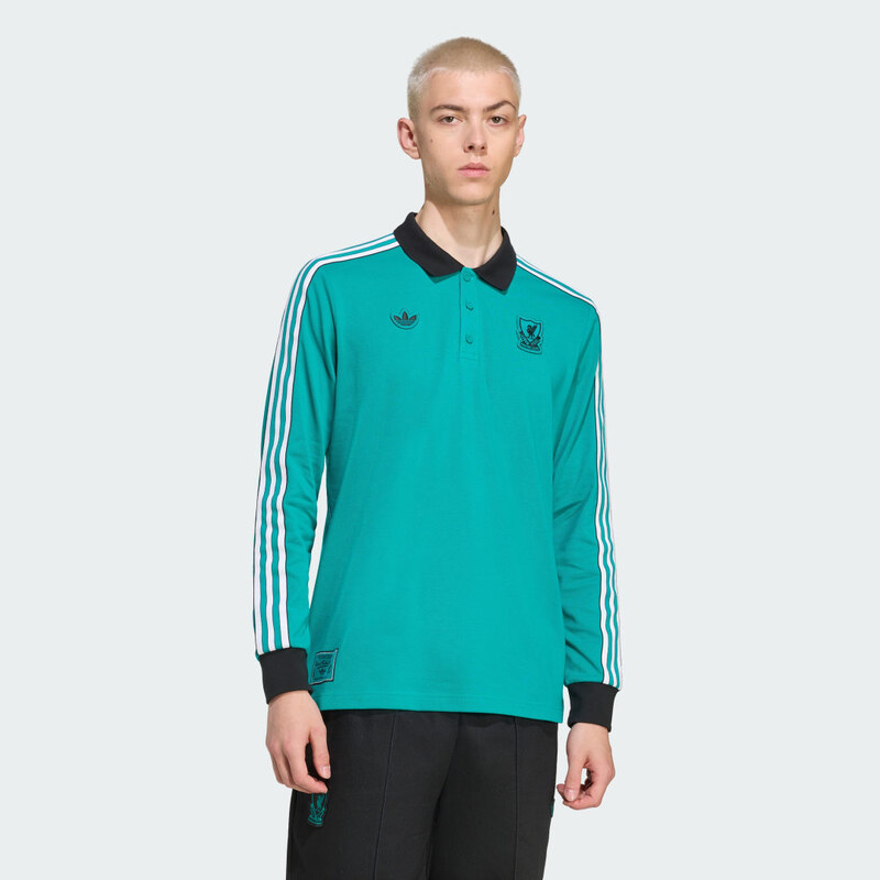 Adidas Polokošile Liverpool FC Terrace Icons Long Sleeve