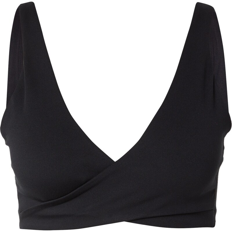 NIKE Sportovní top šedá / černá