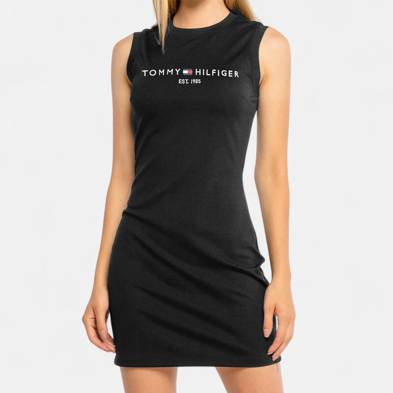 Dámské černé přiléhavé šaty Tommy Hilfiger M56395