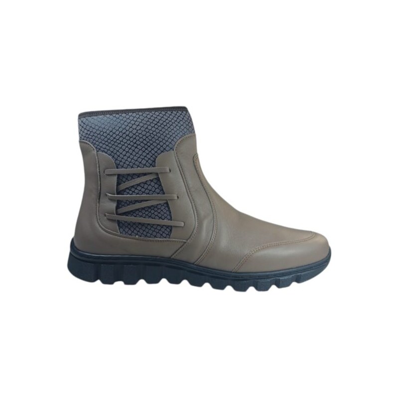 Orto plus SOFTMODE dámská kotníková obuv na hallux 7264202 taupe