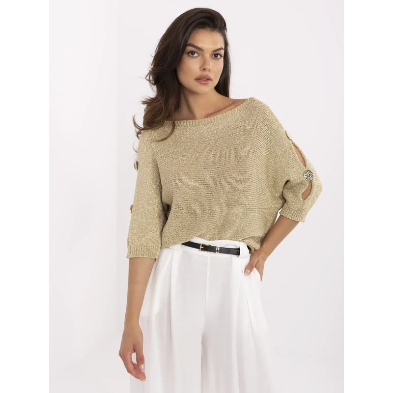 Italy Moda Sweater-MI-SW-1604.85-gold