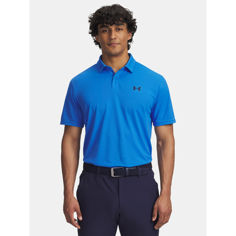 Pánské tričko Under Armour UA T2G Pique Polo-BLU - Pánské