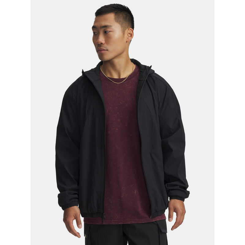 Pánská bunda Under Armour UA Unstoppable Txt Woven Jkt-BLK -