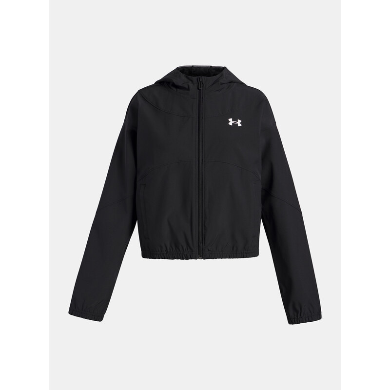 Dívčí bunda Under Armour UA Rival Woven HD Jacket-BLK - Holky 108522713