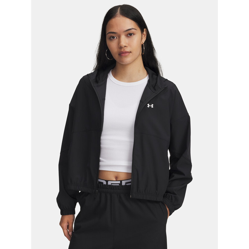 Dámská bunda Under Armour UA Rival Woven Jkt HD-BLK - Dámské 108496794