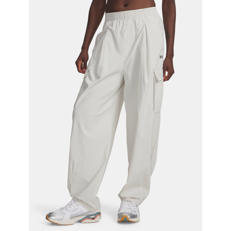 Dámské sportovní kalhoty Under Armour UA Unstoppable Rstop Cargo-WHT - 108498976