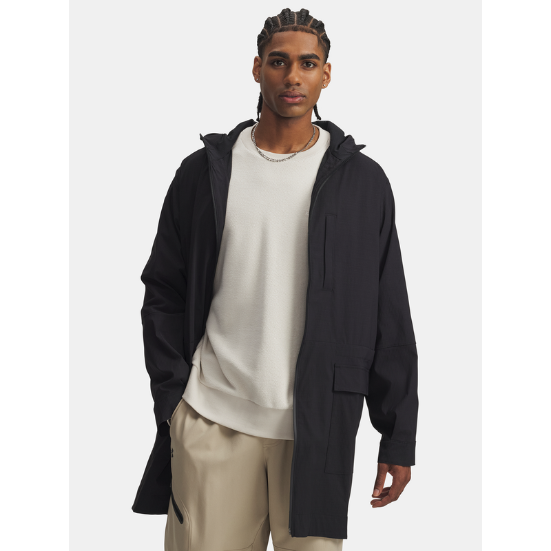Pánská bunda Under Armour UA Unstoppable Txt Long Jkt-BLK -