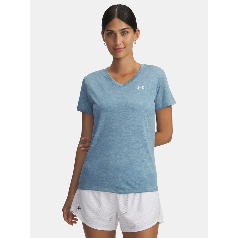 Dámské tričko Under Armour Tech SSV- Twist-BLU - Dámské