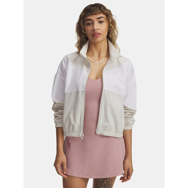 Dámská bunda Under Armour UA Rival Woven Jacket-WHT - Dámské 108496843