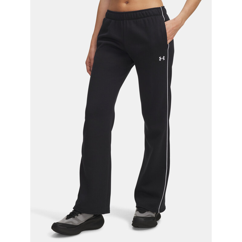 Dámské sportovní kalhoty Under Armour UA Rival Flc Piped Pant-BLK - 108498984