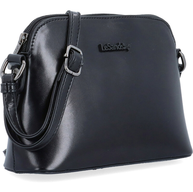 Kabelka ze syntetické kůže crossbody Le Sands černá 4378 C