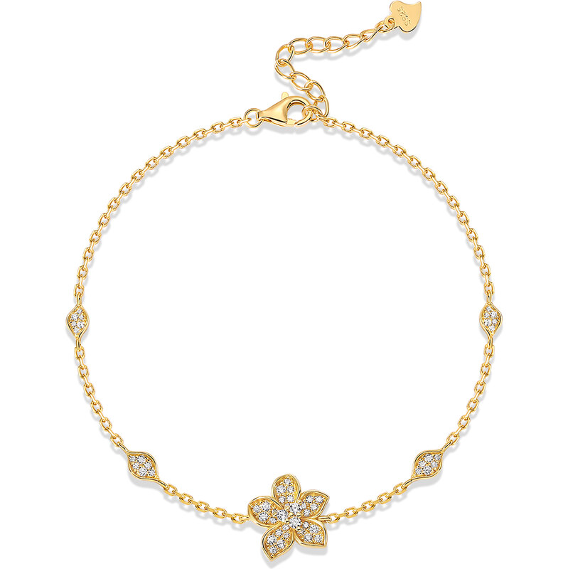 Olivie Stříbrný náramek BARBORKY GOLD 9869