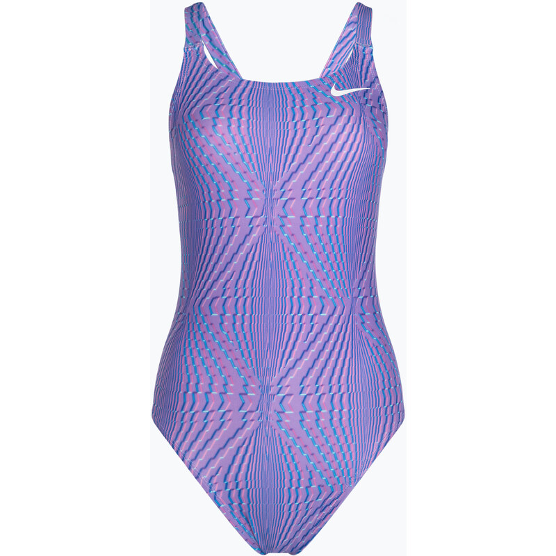Nike Hydrastrong Multi Print Fastback dámské jednodílné plavky