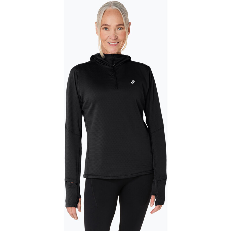 Dámská běžecká mikina ASICS Road Winter Hoodie performance black