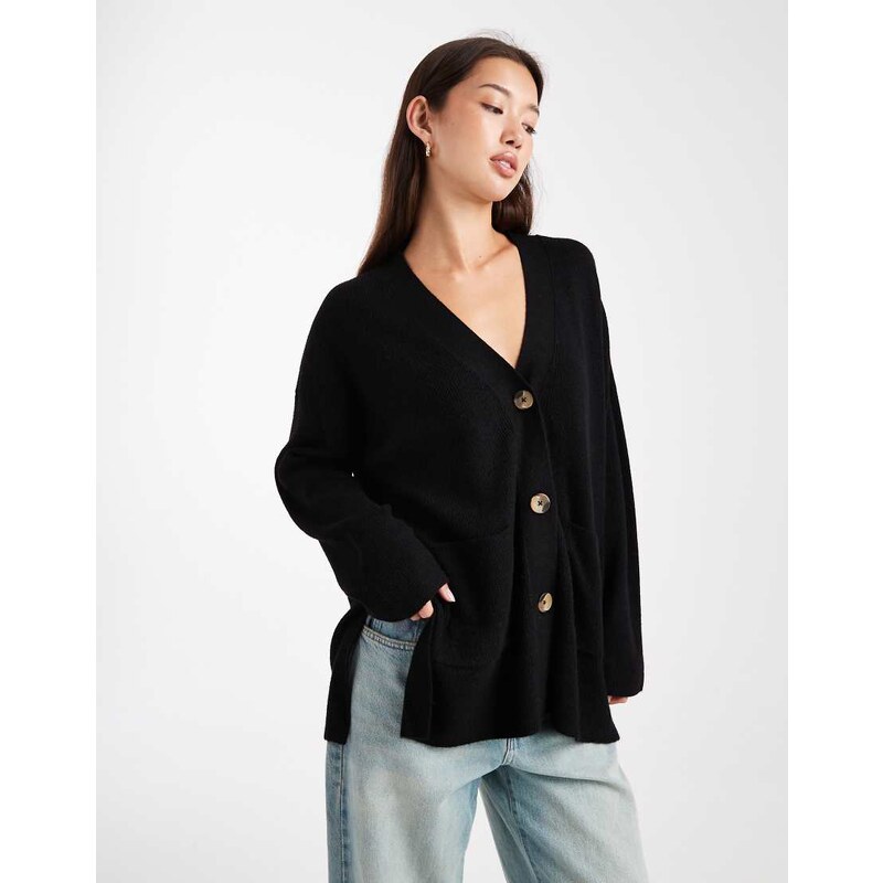 ONLY oversized cardigan in black