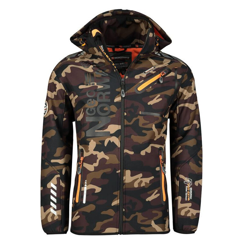 Geographical Norway Softshellová bunda Royaute M WU1057H-GN-KAKI