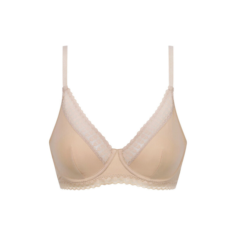 Dámská krajková podprsenka s kosticí DIM DAILY MICRO FOULARD BRA