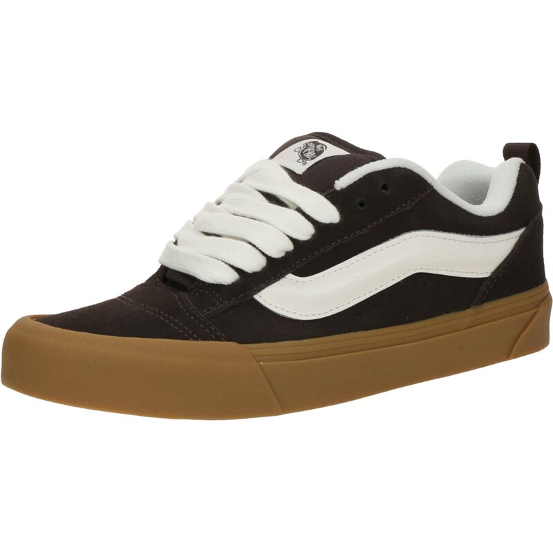 VANS Tenisky Knu Skool tmavě hnědá / bílá