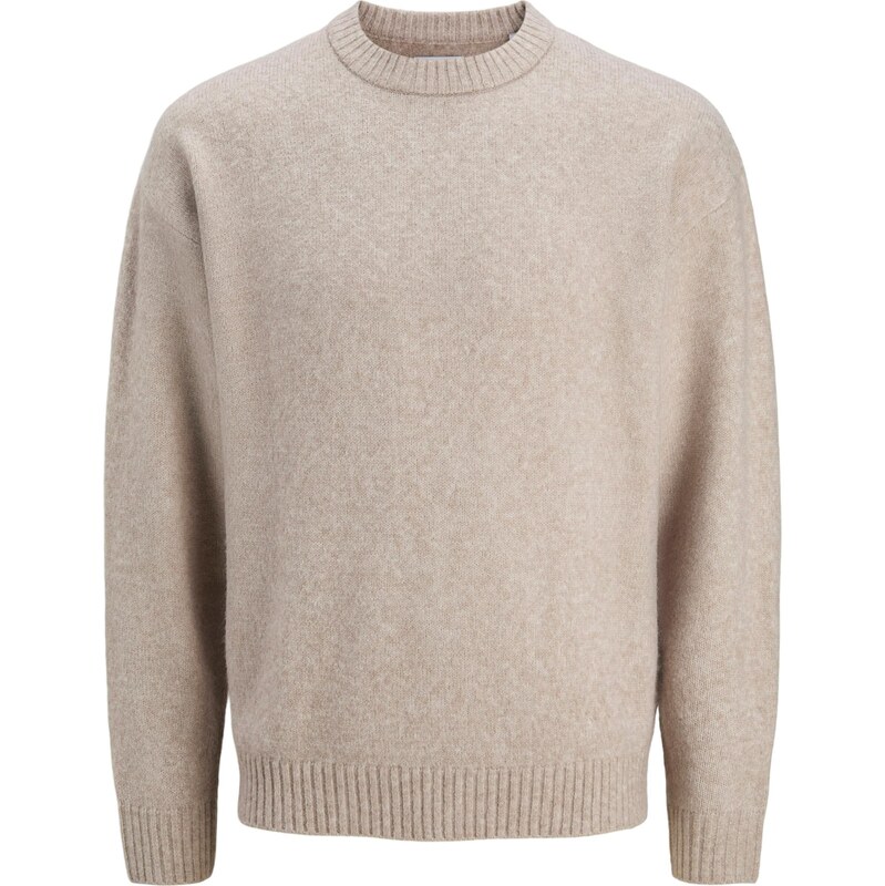 JACK & JONES Svetr JJESoho Ollie béžový melír