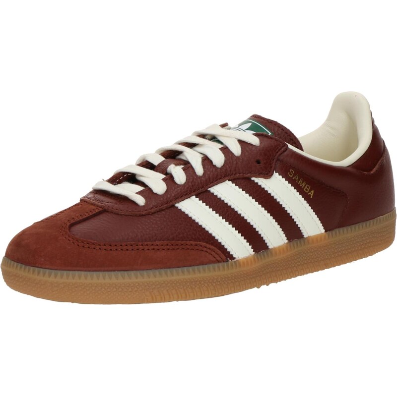 ADIDAS ORIGINALS Tenisky Samba rezavě hnědá / zlatá / bílá