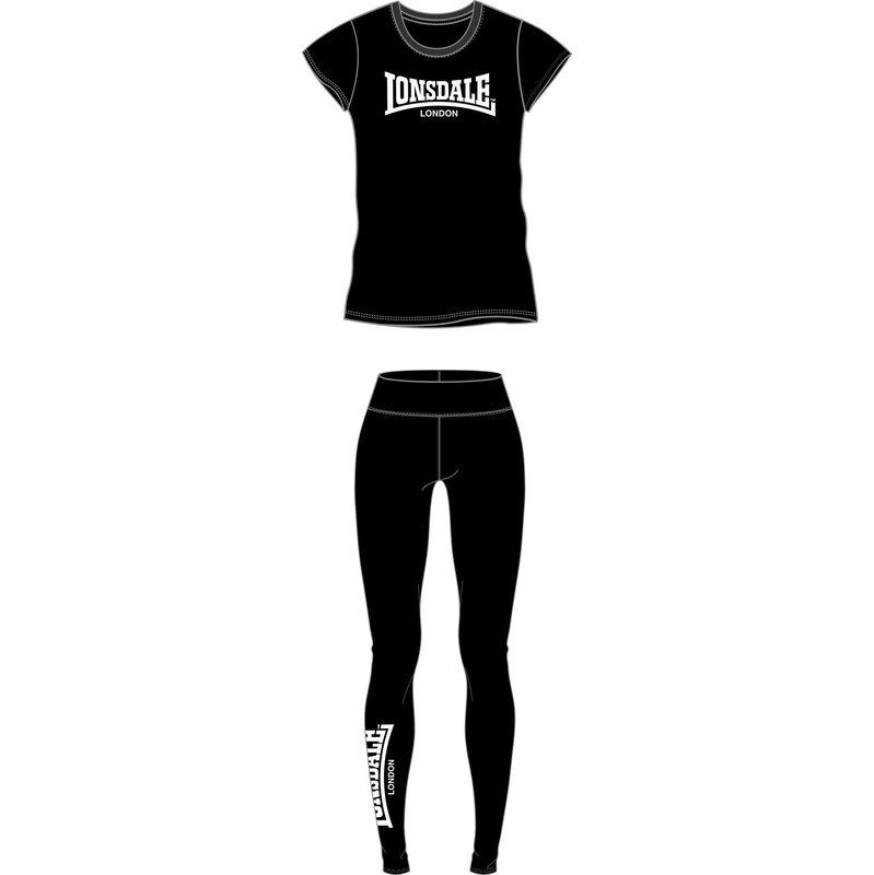 Lonsdale Womens t-shirt & leggings set