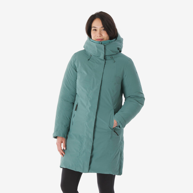 QUECHUA Dámská péřová nepromokavá turistická parka do -20 °C NH