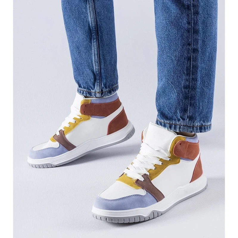 Gemre Elizabeth High-Top Purple Sneakers