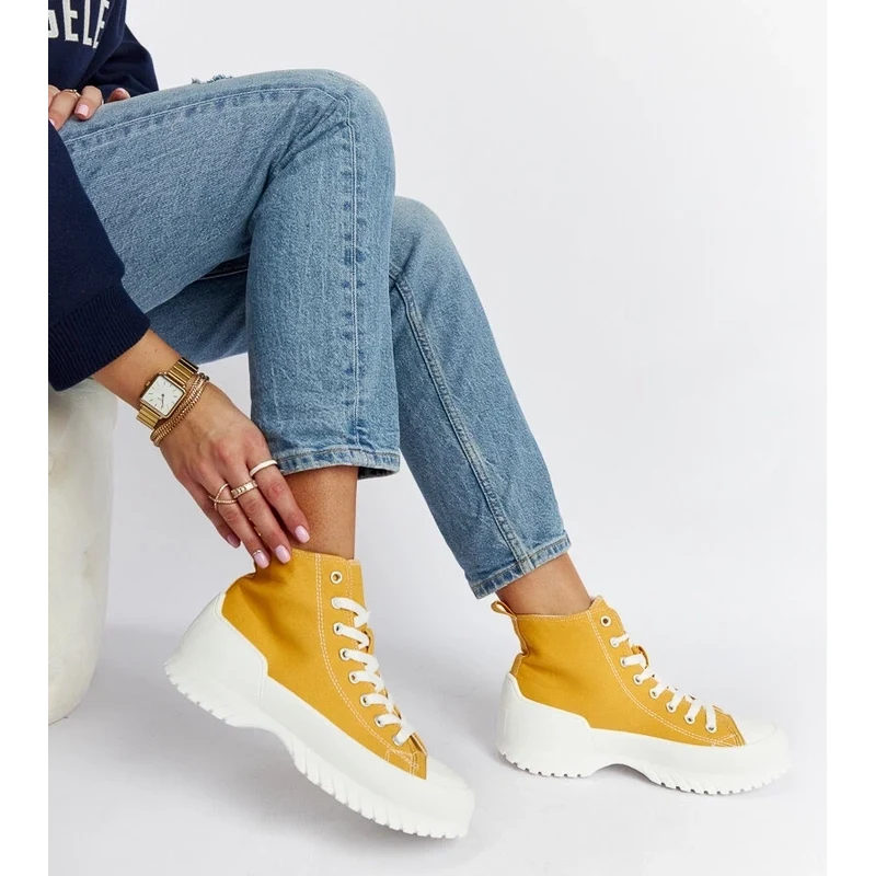 Gemre Yellow high-top sneakers Ronchis 108967426