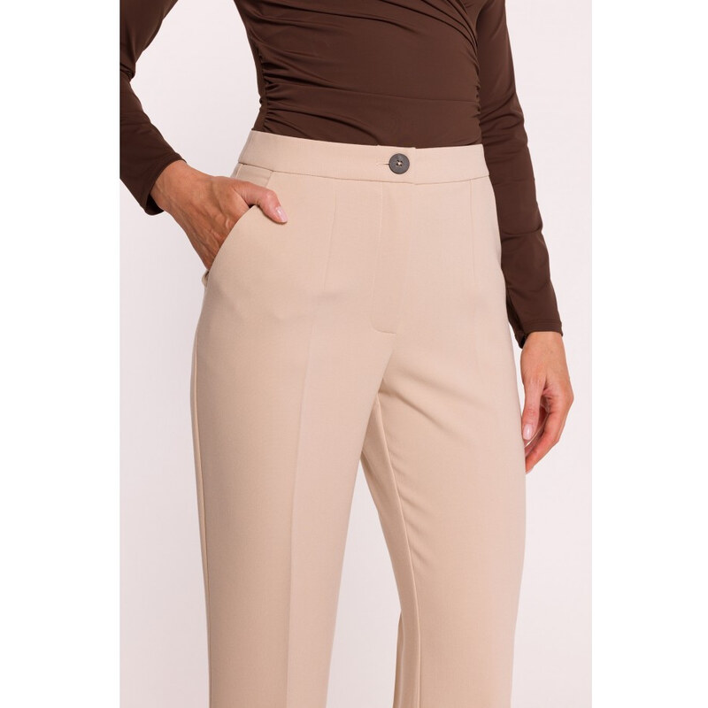 Kalhoty s béžové model 21319165 - STYLOVE
