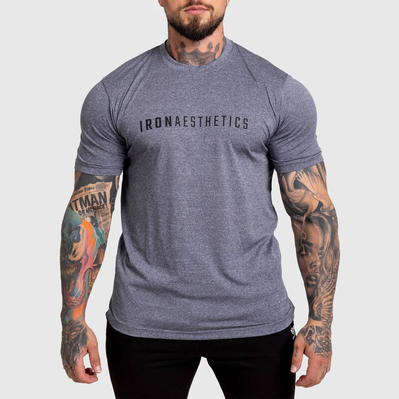 Pánské sportovní tričko Iron Aesthetics Flow, navy
