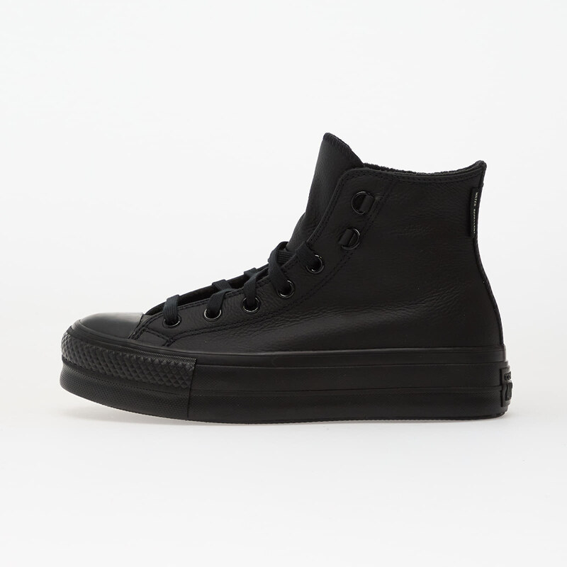 Converse Chuck Taylor All Star Lift Platform Leather Hi Black/