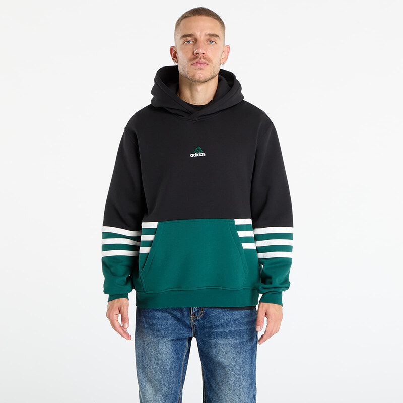 adidas Originals Mikina adidas Archive Cutline Hoodie Black/