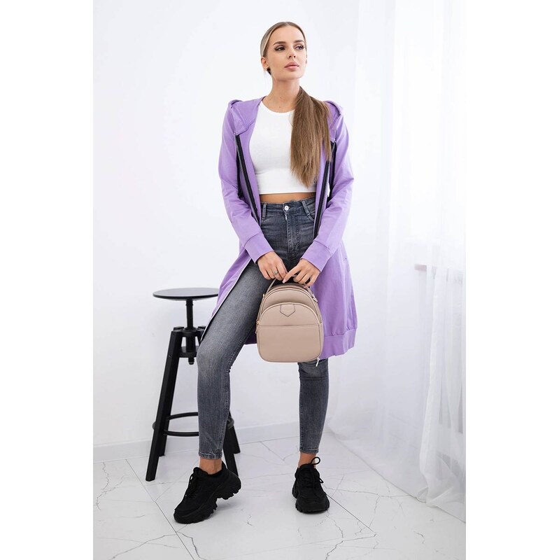 Fashionweek Dámská maxi mikina s kapucí K8924