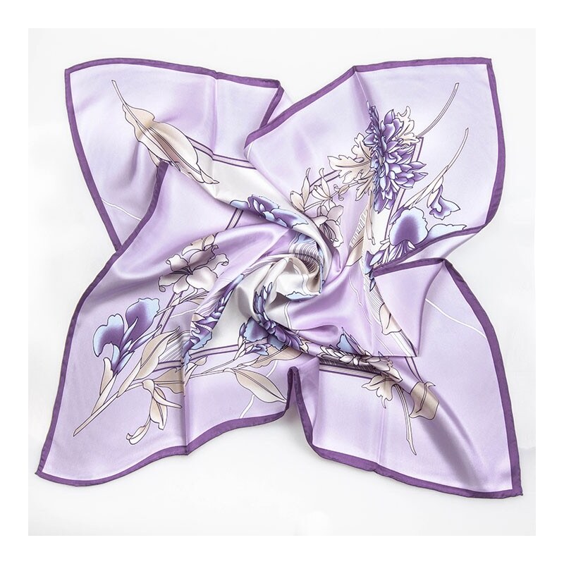 Šátek Flowers Violet