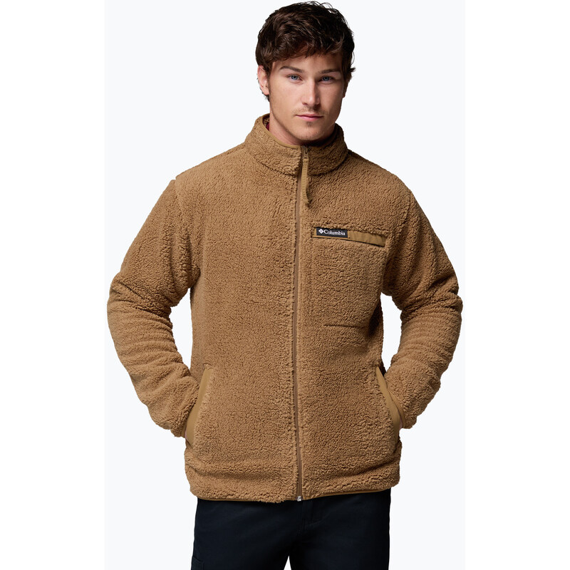 Pánská mikina Columbia Rugged Ridge High Pile Full Zip delta