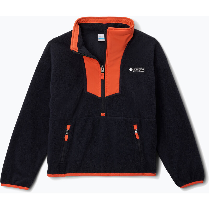 Dětská mikina Columbia Sequoia Grove Half Zip Fleece black/zing