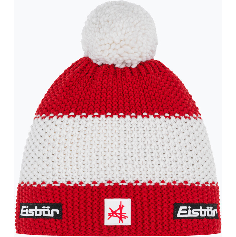 Zimní čepice Eisbar Star Pompon SA ketchup/white/ketchup