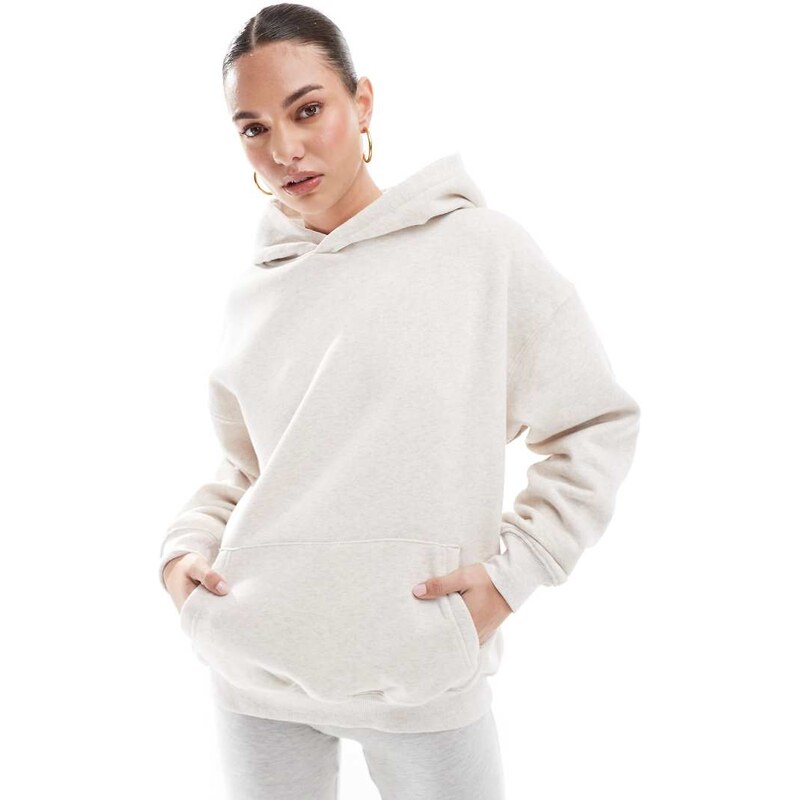 Cotton On Classic fleece hoodie in beige-Neutral 108464473