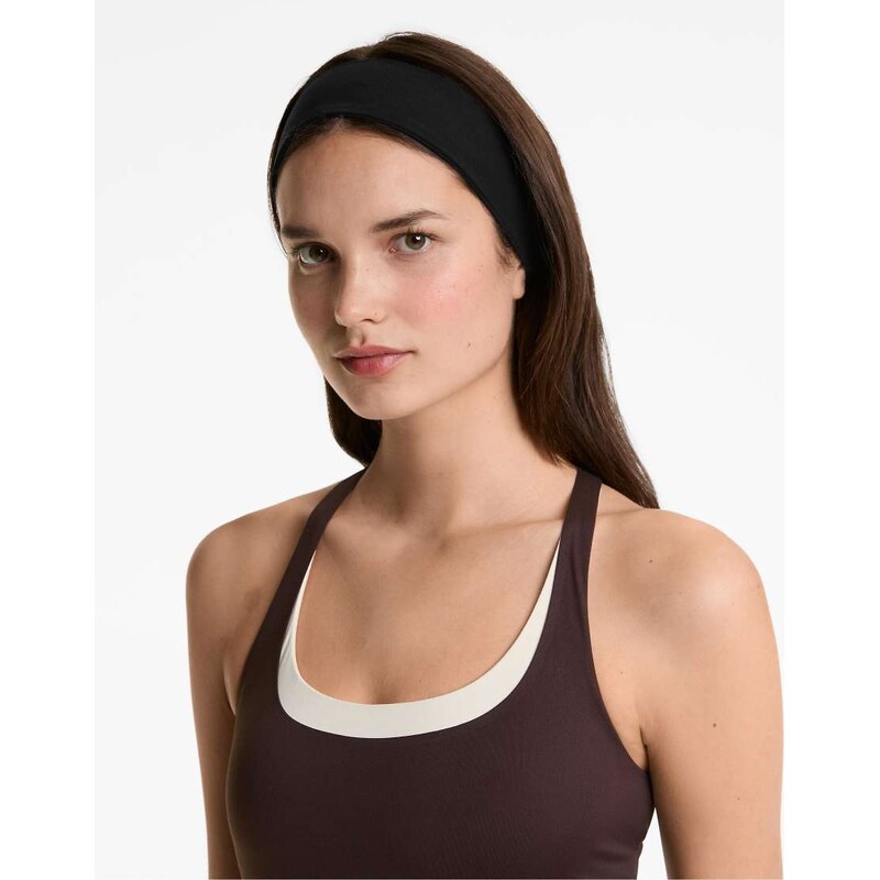 OYSHO 6cm sports headband in black 108474037