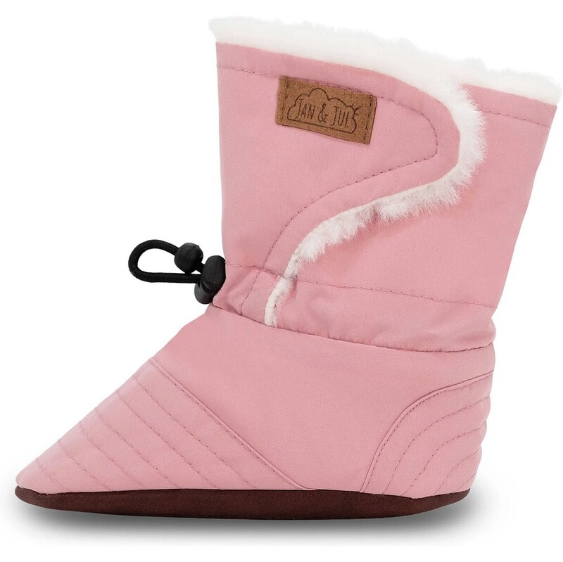 Jan & Jul zateplené capáčky s kožíškem / Stay-Put Winter Booties / BSW 108465504