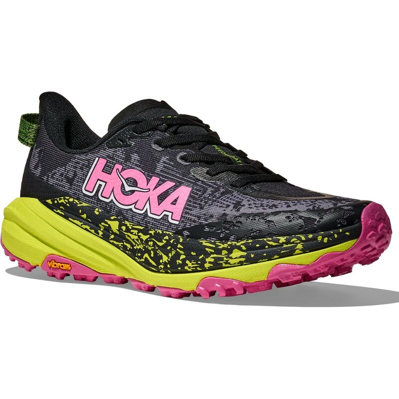 Hoka Speedgoat 6 W 1147811-BNNH - black/neon hoka citrus