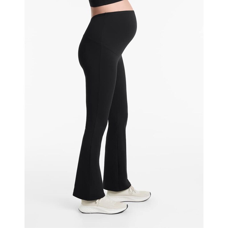 OYSHO Maternity comfortlux 80cm flare trousers in black 108499690