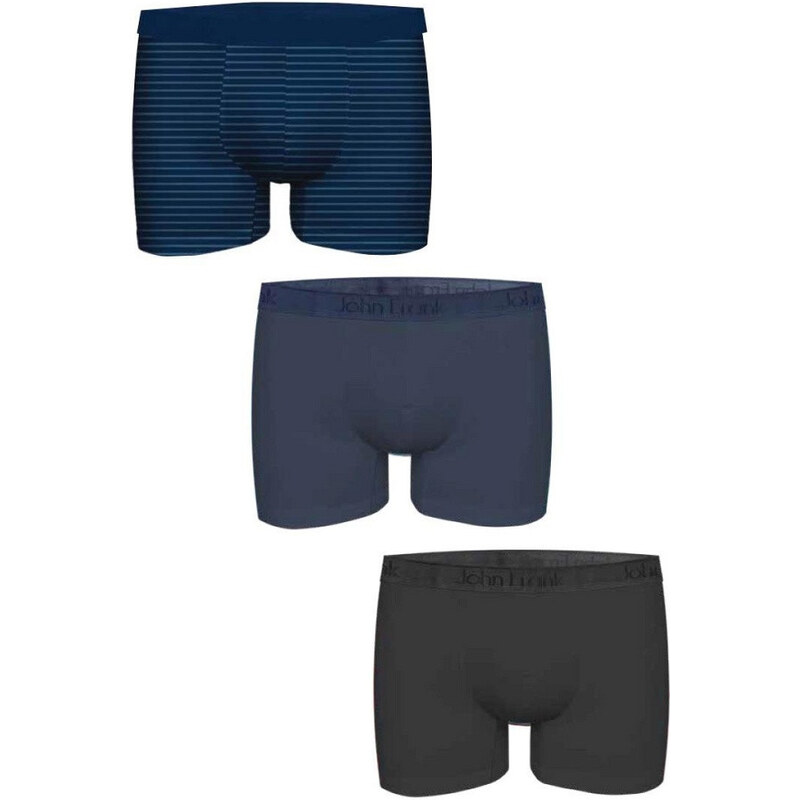 Pánské boxerky John Frank JF3BMODNA101 3PACK