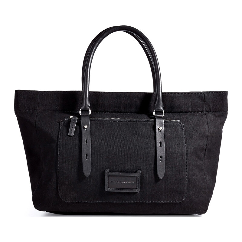 Marc by Marc Jacobs Denim Tote with Leather Trim