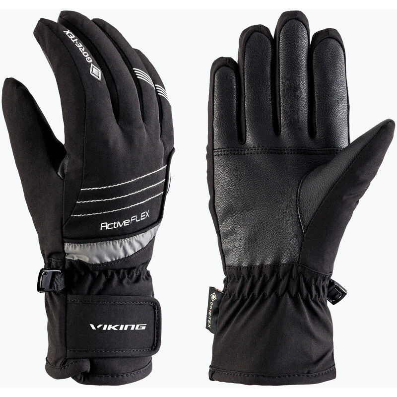 Dětské lyžařské rukavice Viking Helix GTX dark grey