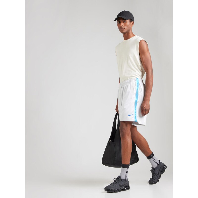 Nike Sportswear Kalhoty azurová / světle šedá